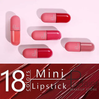 Pudaier Matte Liquid Lipstick Waterproof Professional Makeup Full Portable Lip Glaze for Make Up Tint Lip Gloss Mini Cosmetic ALODIA STORE