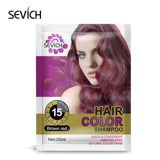 Sevich Hair Dyeing Lotion DIY Hair Styling Coloring Molding Shampoo 5pcs/lot Hair Colour Shampoo Fast Hair Dye Shampoo For Women ALODIA STORE