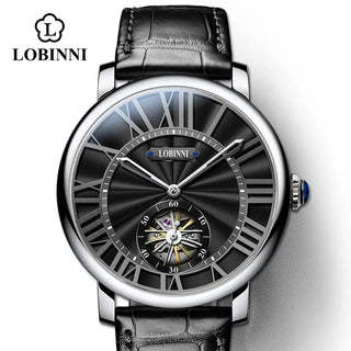Switzerland Luxury Brand Men Skeleton Watch Leather Seagull Movement Automatic Men Watch Business relogios masculino Waterproof ALODIA STORE