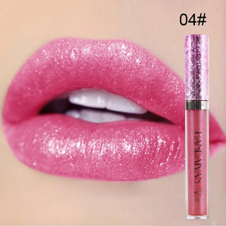 Plump Lip Gloss Lips Makeup Waterproof Long Lasting Holographic Mermaid Lip Tint Nude Moisturizer Glossy Glitter Liquid Lipstick ALODIA STORE