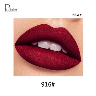 Pudaier Matte Liquid Lipstick Waterproof Professional Makeup Full Portable Lip Glaze for Make Up Tint Lip Gloss Mini Cosmetic ALODIA STORE