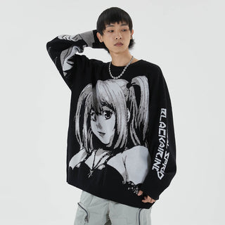 Knitted Harajuku Winter Clothes Women 2022 Oversized Sweaters y2k Gothic Long ALODIA STORE