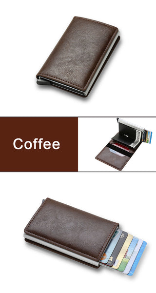 Leather Bank Card Wallet ALODIA STORE
