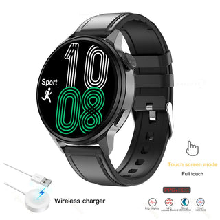 New 390*390 HD Screen NFC Smart Watch Men Bluetooth Call Sport GPS Track Watch Custom Dial Heart Rate ECG PPG Smartwatch For Men ALODIA STORE