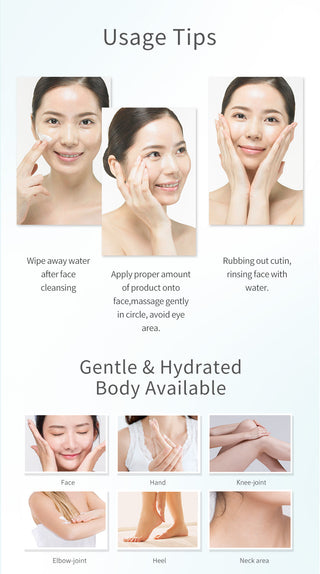 HANAJIRUSHI Facial Body Exfoliator Cream Peeling Milk Emulsion Scrub Polish Skin Remove Dead Skin Cell Horny Moisture Skin 120ml ALODIA STORE