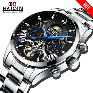 HAIQIN men's/mens watches top brand luxury automatic/mechanical/luxury watch men sport wristwatch mens reloj hombre tourbillon ALODIA STORE