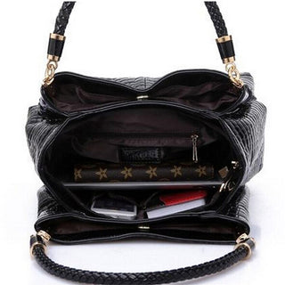 Ladies Hand Top-handle Bags for Women 2019 PU Leather Designer Handbags High Quality Women Shoulder Bag Black Bolsa Feminina Sac ALODIA STORE