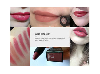 FOCALLURE 27 Colors Matte Lipstick High Gloss Crayons Long Lasting Waterproof Lip Makeup Cosmetics ALODIA STORE