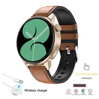New 390*390 HD Screen NFC Smart Watch Men Bluetooth Call Sport GPS Track Watch Custom Dial Heart Rate ECG PPG Smartwatch For Men ALODIA STORE