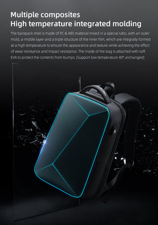 Fenruien Brand Laptop Backpack Anti-theft Waterproof School Backpacks USB Charging Men Business Travel Bag Backpack New Design ALODIA STORE