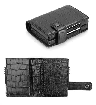 Pu Leather Double Metal ID ALODIA STORE