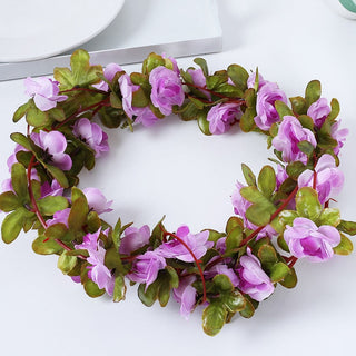 Rose Artificial Silk Flowers Garland for Christmas Wedding Home Room Autumn Backdrop Decor Garden Arch Arrange Fake Plant Vine ALODIA STORE