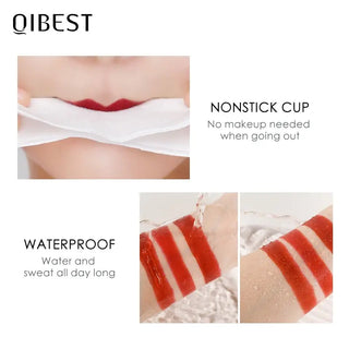 QIBEST Liquid Lipstick Waterproof Lipgloss 24 Color Lipgloss Lipstick Lips Makeup Cosmetic Long Lasting Lip Tint Lip Gloss Matte ALODIA STORE
