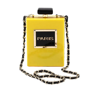 Transparent Bag Women Acrylic Casual Black Bottle Handbags for Female Wallet Paris Party Toiletry Wedding Clutch Evening Flaps ALODIA STORE
