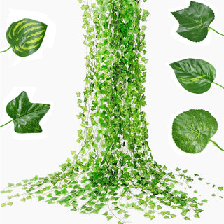 Artificial Plants Home Decor Green Silk Hanging ALODIA STORE