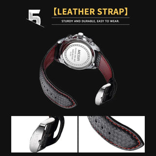MEGIR Mens Watches Top Brand Luxury Quartz Watch Men Fashion Luminous Army Waterproof Men Wrist Watch  Relogio Masculino 1010G ALODIA STORE