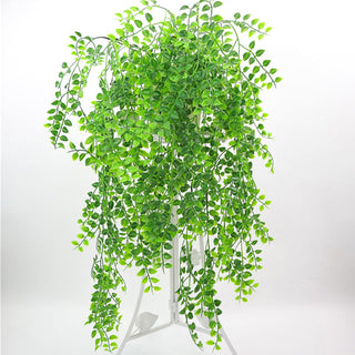 Artificial Plant Vines Wall Hanging Rattan Leaves Branches Outdoor Garden Home Decoration Plastic Fake Silk Leaf Green Plant Ivy ALODIA STORE