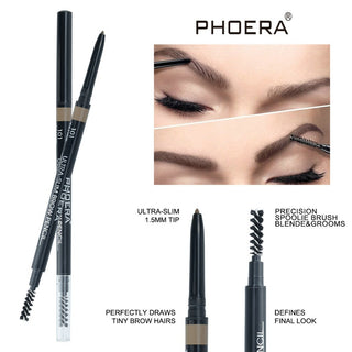 PHOERA eyebrow brush 5 Color Double Ended ALODIA STORE