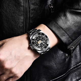 PAGANI DESIGN Stainless Steel Waterproof Mechanical Watch Top Brand Sapphire Glass Automatic Watch Luxury Business Men Watch ALODIA STORE