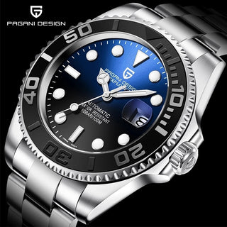PAGANI Design Men Automatic Watch Sapphire Luxury Mechanical Wristwatch Stainless Steel Waterproof Watch Men relogio masculino ALODIA STORE