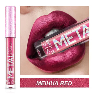Lips Makeup Glitter Liquid Lipstick Waterproof Shiny Shimmer Metallic Lip Gloss Tint Long Lasting Lipgloss Cosmetics ALODIA STORE
