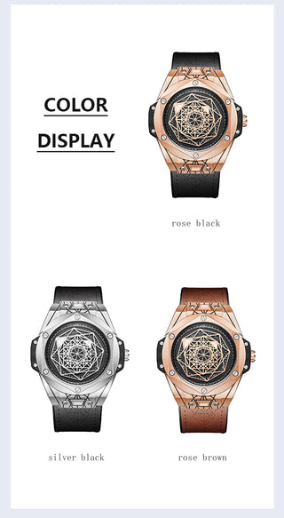 men watch Brand ONOLA Luxury fashion unique sport 2021 new leather quartz watch men relogio masculino ALODIA STORE
