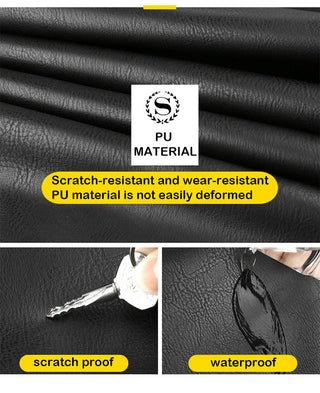 Scione Men Leather Backpacks Waterproof Chest Crossbody Bags Fashion Outdoor Business Casual Bag With Earphone Hole ALODIA STORE