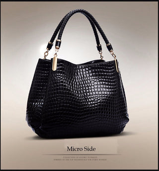 Ladies Hand Top-handle Bags for Women 2019 PU Leather Designer Handbags High Quality Women Shoulder Bag Black Bolsa Feminina Sac ALODIA STORE