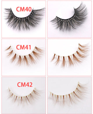New color 3D mink lashes extension ALODIA STORE