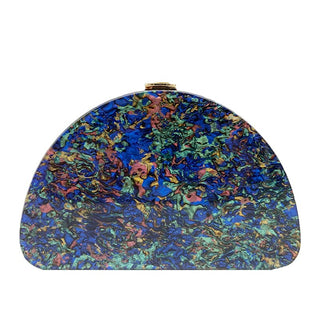 Semicircle Acrylic Wallet Women Evening Clutches Design Bag ALODIA STORE