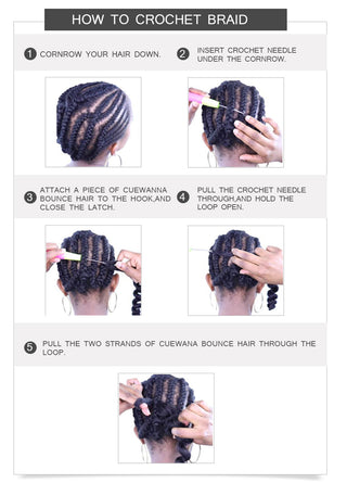 Ariel Curl Deep Wave Braiding Hair Extension Natural Synthetic African Afro Hair Water Twist Crochet Braids Hair Expo City ALODIA STORE