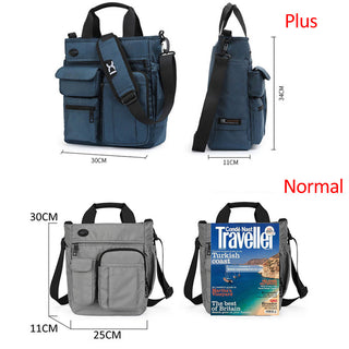 Headphone Hole Waterproof Crossbody Bag Nylon Travel ALODIA STORE