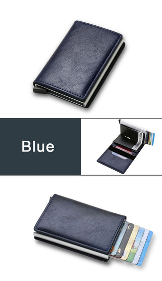 Leather Bank Card Wallet ALODIA STORE
