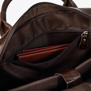 MAHEU Retro Laptop Briefcase Bag Genuine Leather Handbags Casual 15.6 Pad Bag Daily Working Tote Bags Men Male bag for documents ALODIA STORE