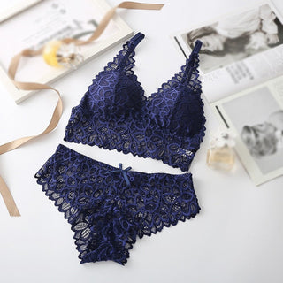 Sexy Lace Underwear French Bra Set Comfortable Women Bras Lingeries Ladies Underwear Suit ALODIA STORE
