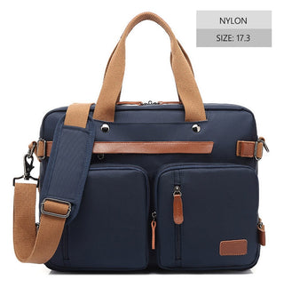 Men Canvas Work Bag Briefcase Travel Messenger Shoulder Bag Multifunction Tote Handbag Big Casual Business Laptop Pocket XA284ZC ALODIA STORE