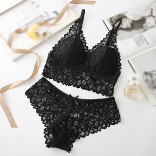 Sexy Lace Underwear French Bra Set Comfortable Women Bras Lingeries Ladies Underwear Suit ALODIA STORE