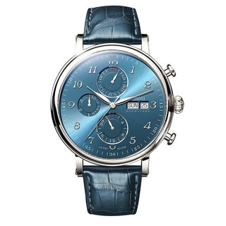 LOBINNI Luxury Mechanical Gear Watch Men gift Seagull Movement Automatic Black Self Winder Sapphire Watch Brand Men Metal Bezel ALODIA STORE