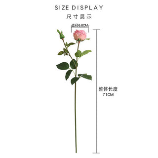 Fresh rose Artificial Flowers Real Touch rose Flowers Home decorations for Wedding Party or Birthday Valentine's Day gift ALODIA STORE