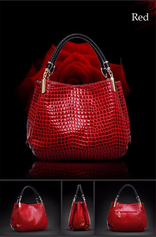 Ladies Hand Top-handle Bags for Women 2019 PU Leather Designer Handbags High Quality Women Shoulder Bag Black Bolsa Feminina Sac ALODIA STORE