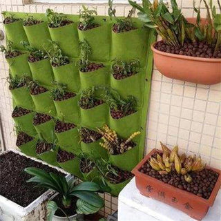 NEW Wall Hanging Pockets Planting Bags Flower Pot Waterproof Grow Bag Garden Planter Vertical Suculentas Plant Pot Home Decor ALODIA STORE