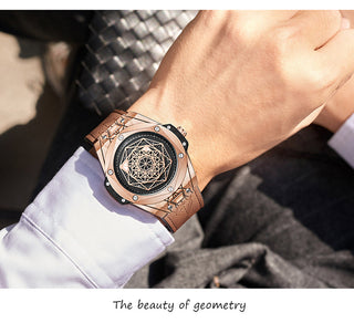 men watch Brand ONOLA Luxury fashion unique sport 2021 new leather quartz watch men relogio masculino ALODIA STORE