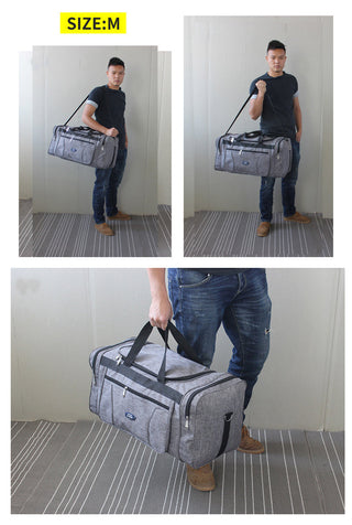 Large travel bags 70cm sport Duffle Bags Female Overnight Carry on Luggage bags men Waterproof Oxford Weekend bags sac de Sport ALODIA STORE
