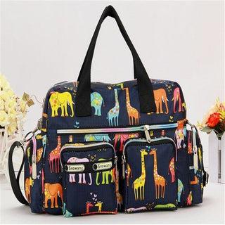 Ladies LargeCapacity Waterproof Tote Bag Flower ALODIA STORE