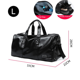 Travel Bag Carry on Luggage Duffel Bags Large PU Leather Tote Belt Weekend Crossbody Bag Overnight Solid sac de voyage XA88WC ALODIA STORE