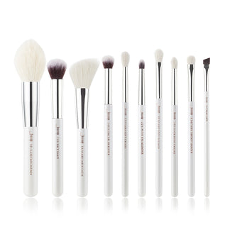 Jessup Makeup Brushes 10pcs Makeup Brush Natural ALODIA STORE