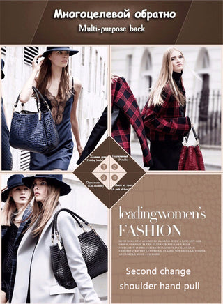 Ladies Hand Top-handle Bags for Women 2019 PU Leather Designer Handbags High Quality Women Shoulder Bag Black Bolsa Feminina Sac ALODIA STORE