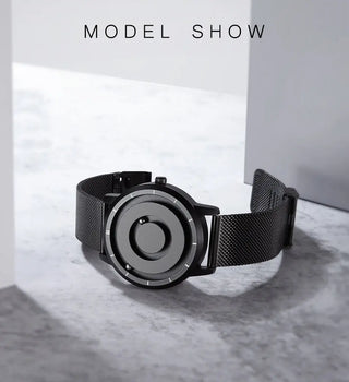 EUTOUR New Innovative Blue Gold Magnetic Metal Multifunctional Watch Men's Fashion Sports Quartz Watch Simple Men's Watch ALODIA STORE