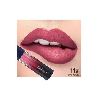 QIBEST Lip Gloss Makeup Moisturizer Waterproof 12 Colors Makeup Lipstick Long Lasting Liquid Lipstick Lip Tint Cosmetics TLSM2 - Alodia Store