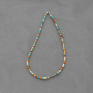 Simple Seed Beads Strand Choker Necklace Women String  Collar Charm Colorful Handmade Bohemia Collier Femme Jewelry Gift ALODIA STORE